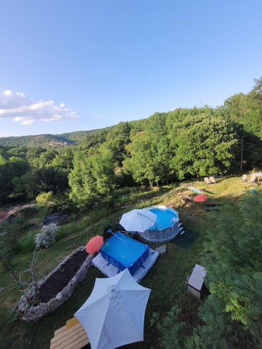 Vila Domaine Mas De Galy Saujac Exteriér fotografie